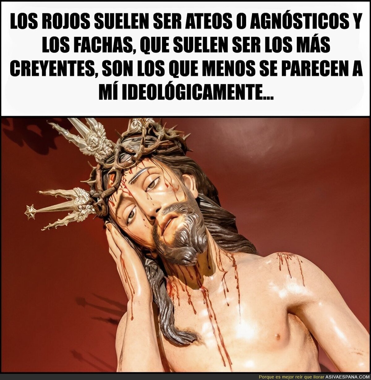 Dios está perdiendo la fe.