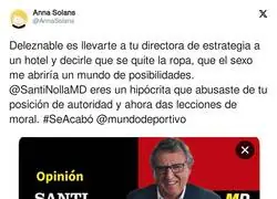 Así se le da un revés a Santi Nolla