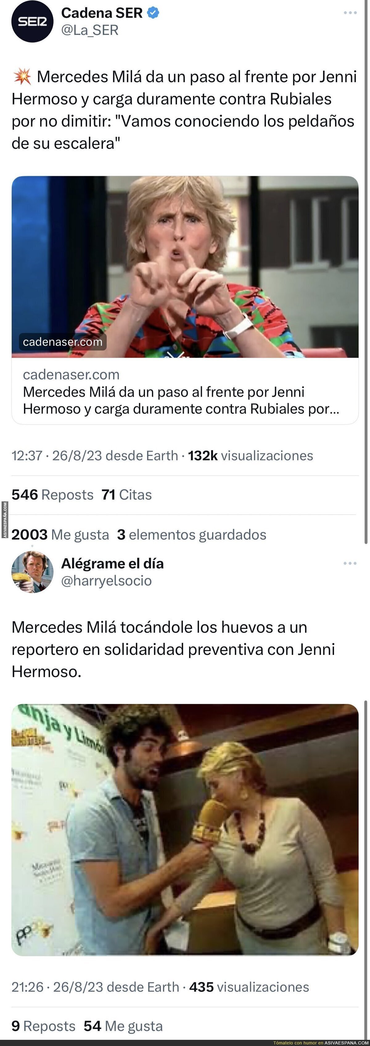 Mercedes Milá tiene mucho que callar