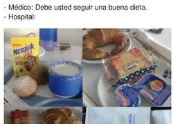 La comida de los hospitales