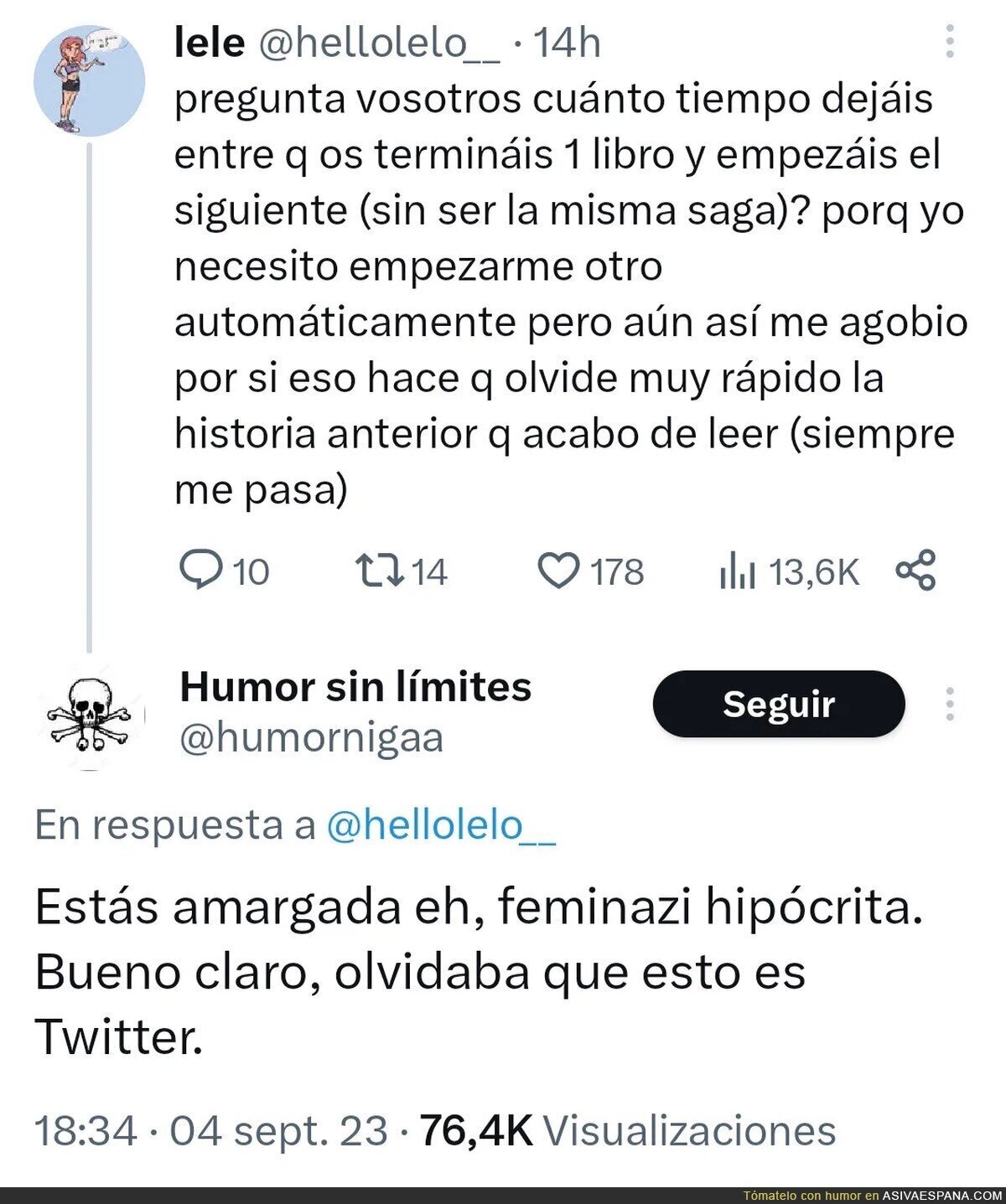 Una respuesta sin sentido