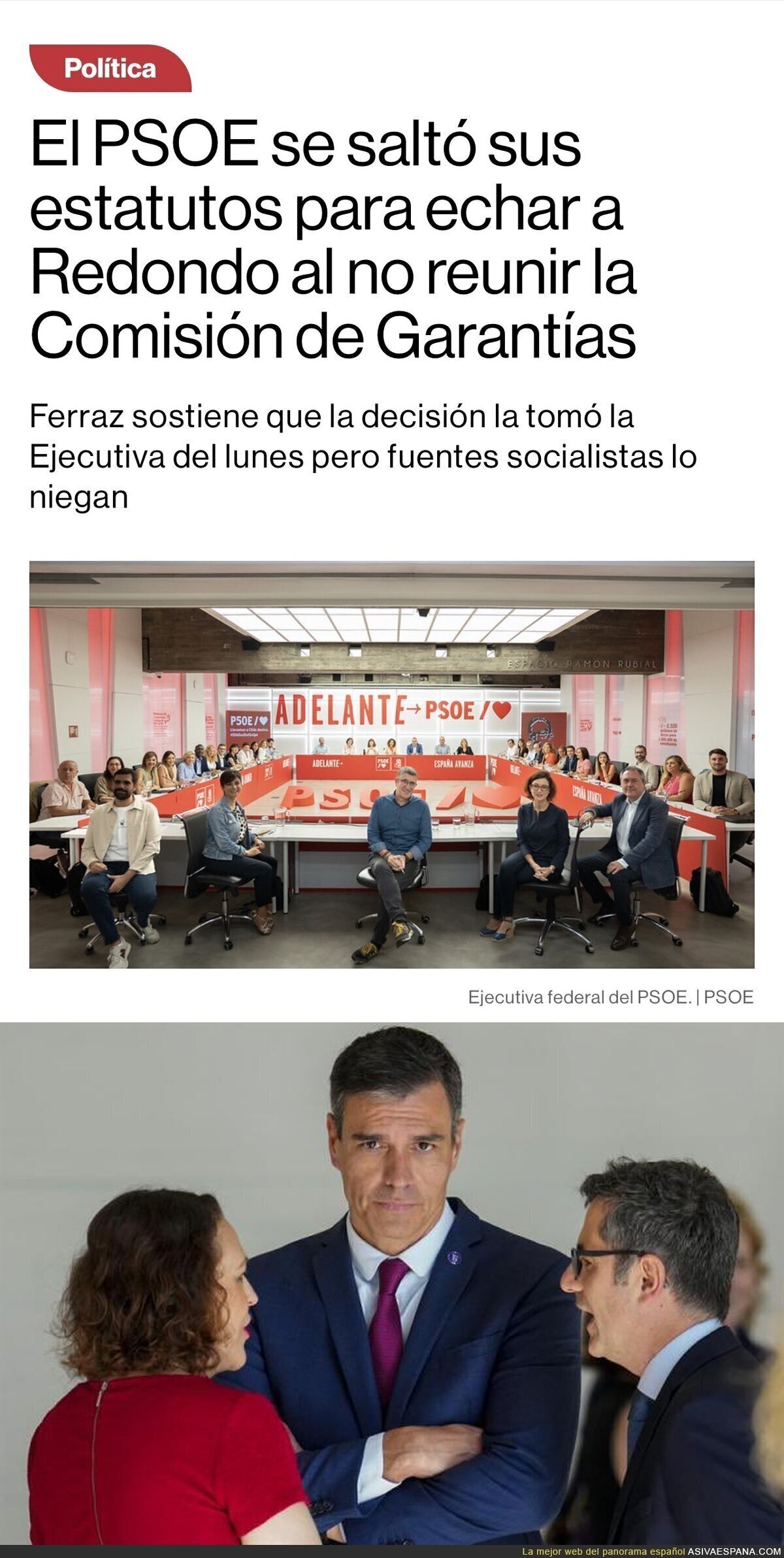 Siguen los escándalos en el PSOE
