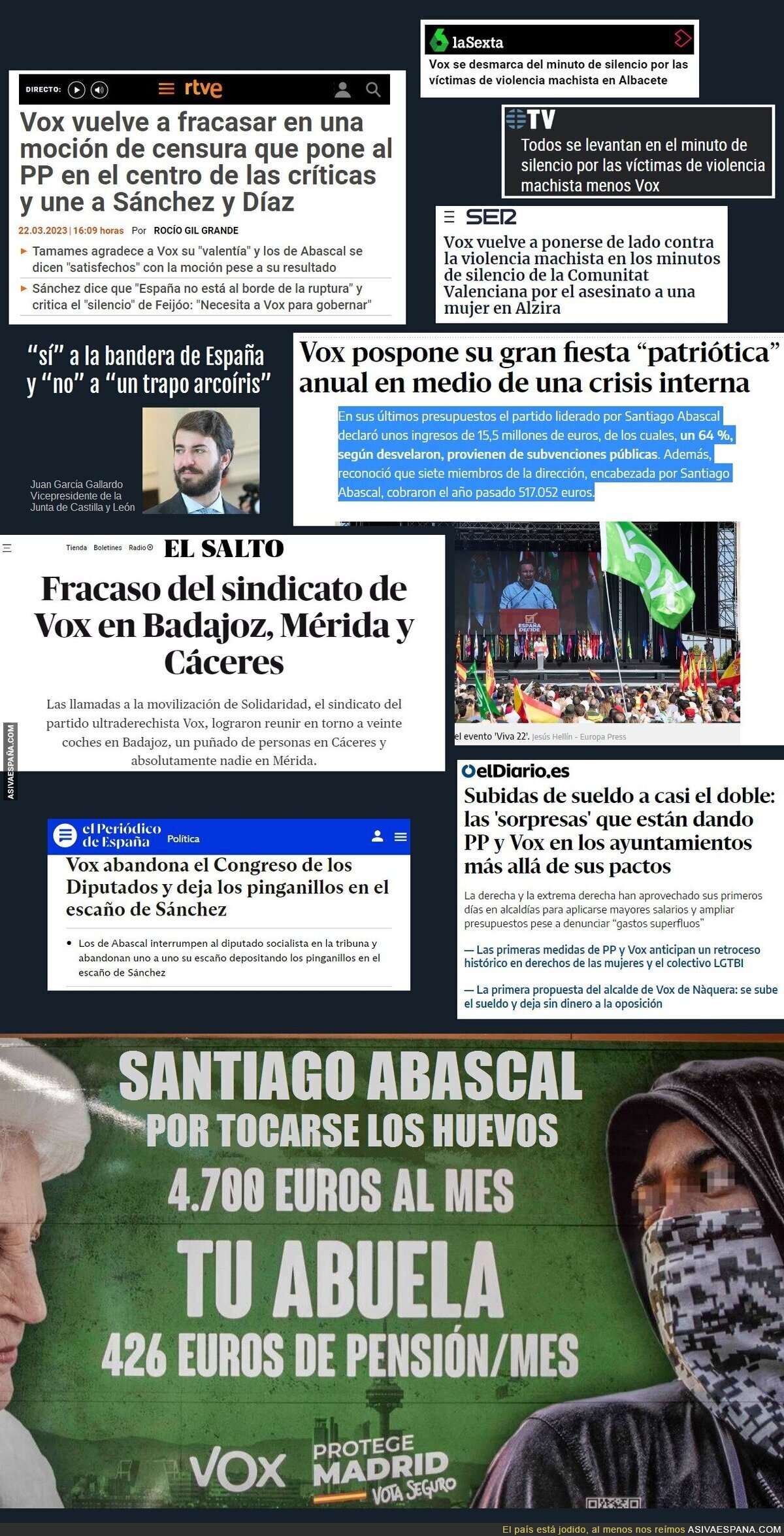 Repasando los logros de los ultrapatriotas, lo mejor es dejarlos gobernar un tiempo para que se extingan por completo