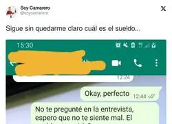 ¿Pero cuál es el sueldo?