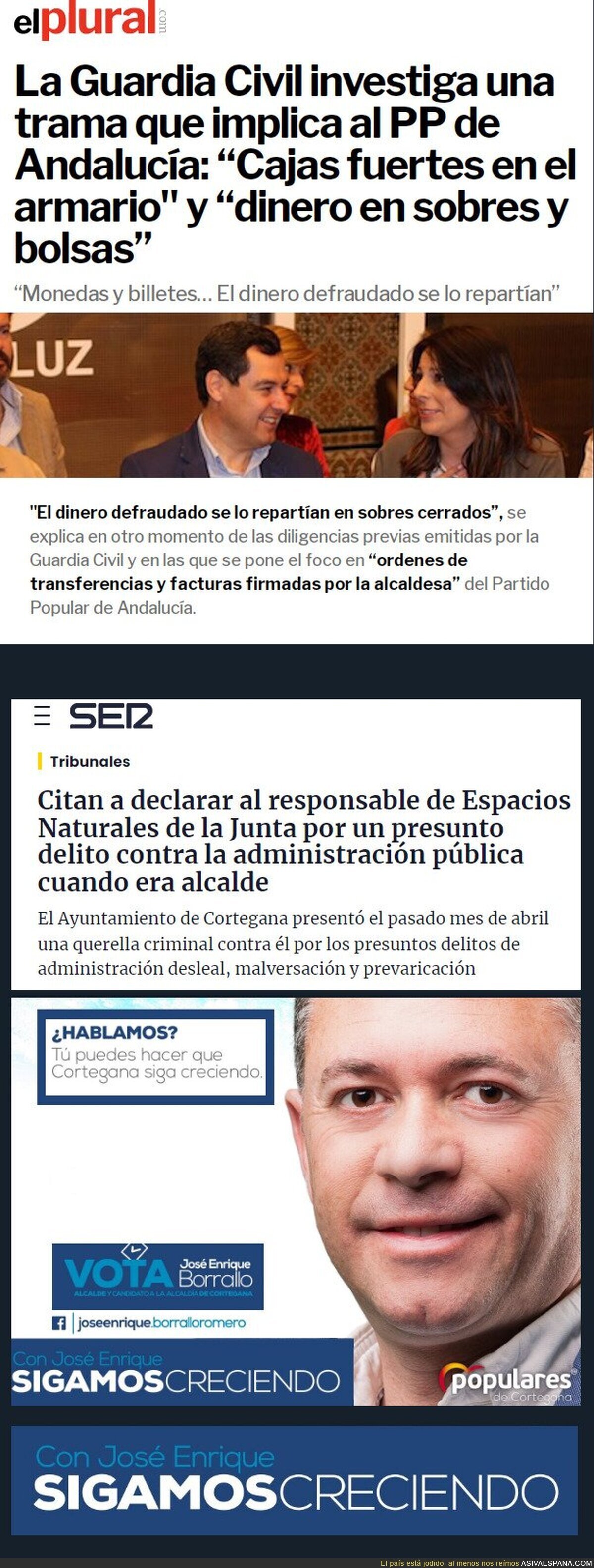 Hoy en "CorruPPción in Spain" capítulo doble en Cortegana y Ronda 'SIGAMOS CRECIENDO'