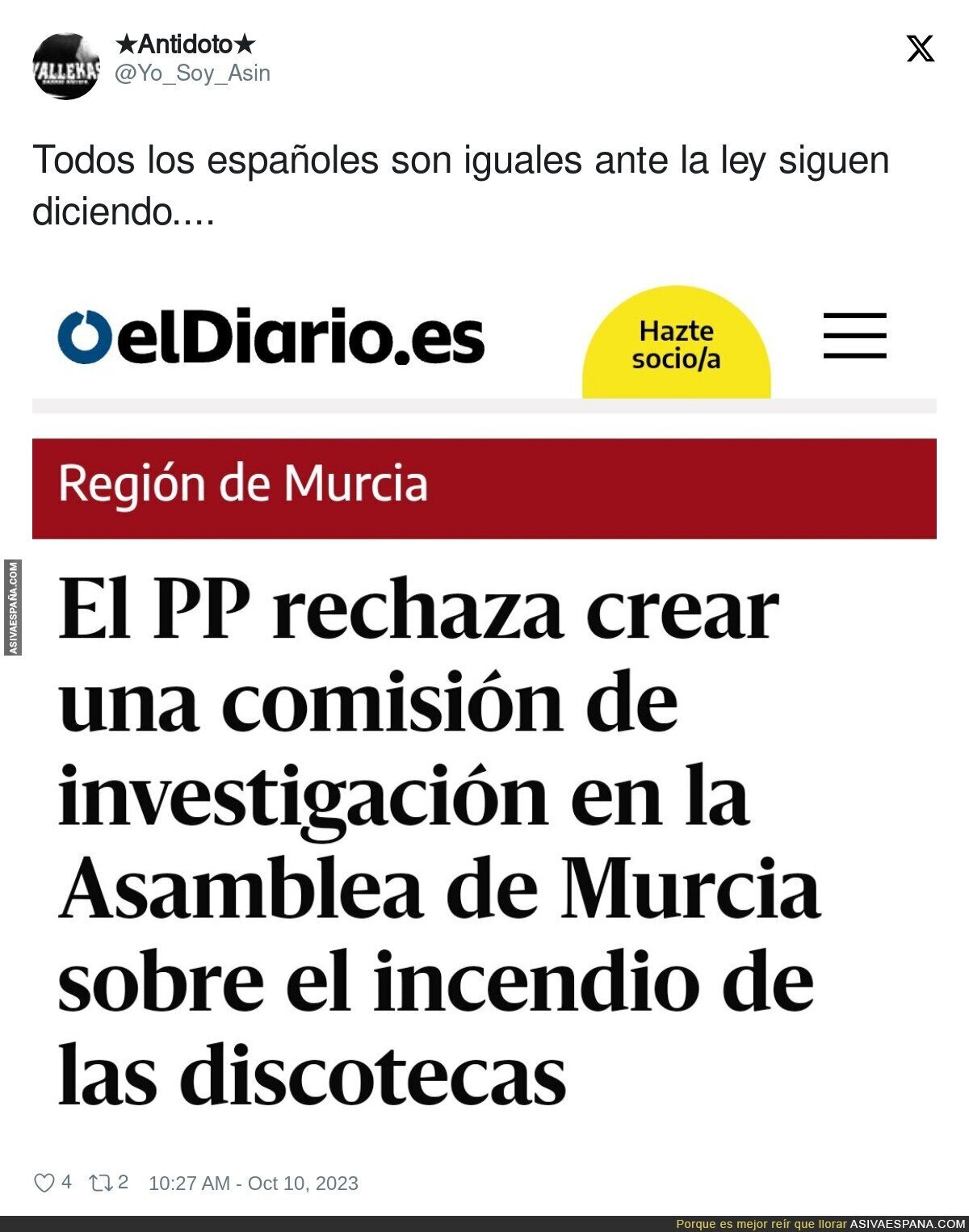 Mientras tanto, en Murcia...