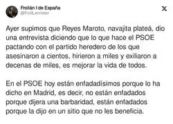 El PSOE se autocensura según en que sitios