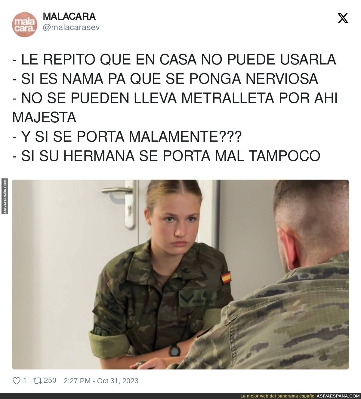 Leonor tiene el gen Borbón