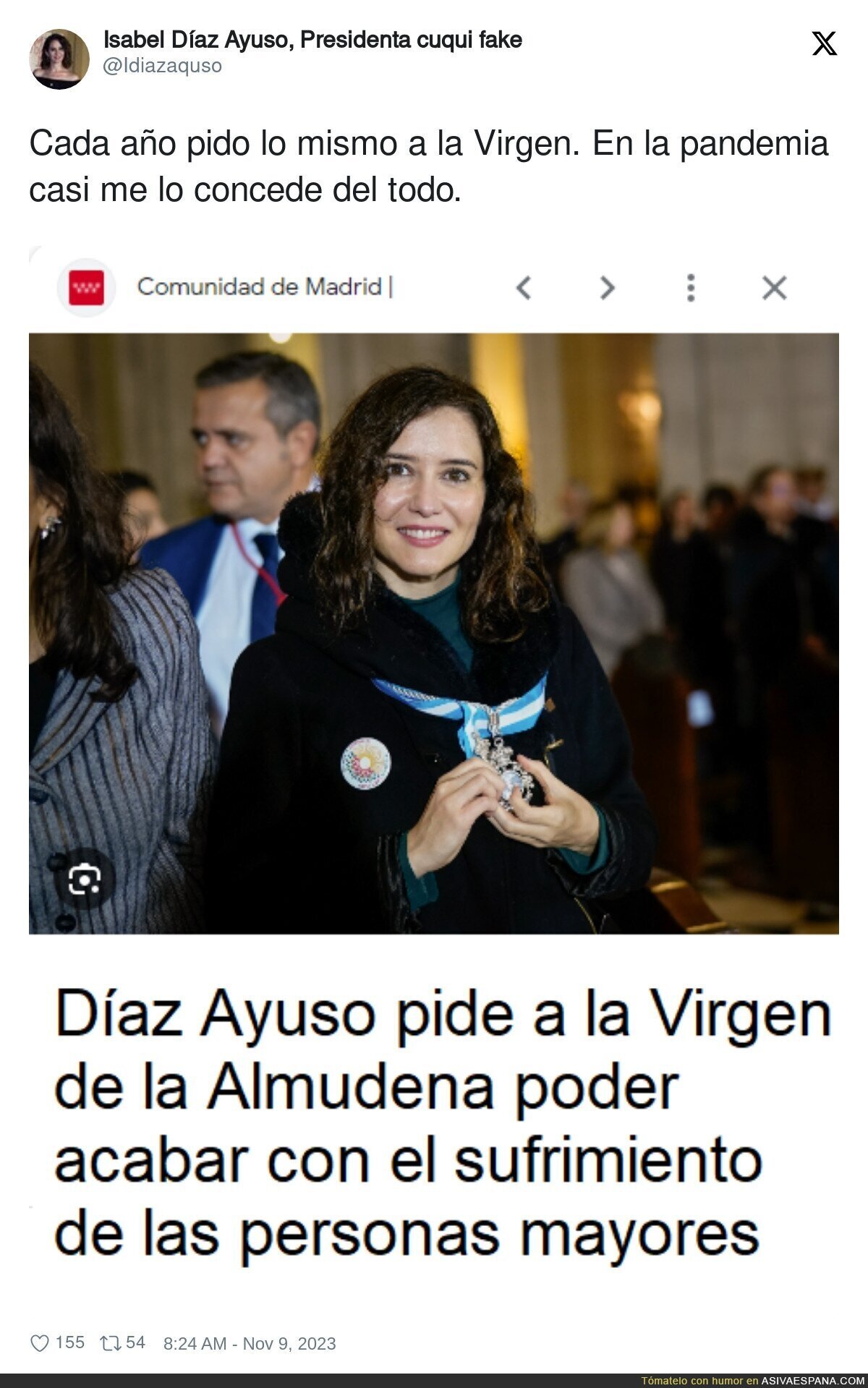 El deseo de Ayuso