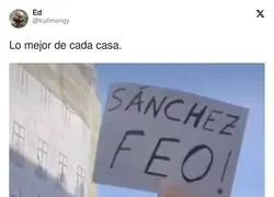 El más indicado para portar la pancarta