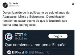 Derechización de la política