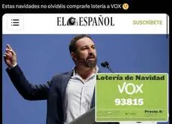 VOX sabe el secreto de que te toque la Lotería