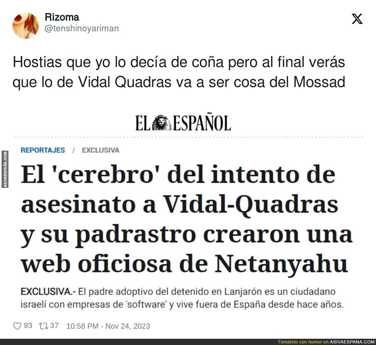 Pinta interesante la historia de Vidal-Quadras