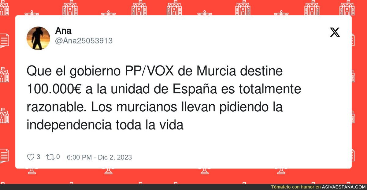 Lamentable lo que pasa en Murcia