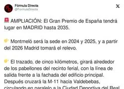 Madrid se lleva la Fórmula 1