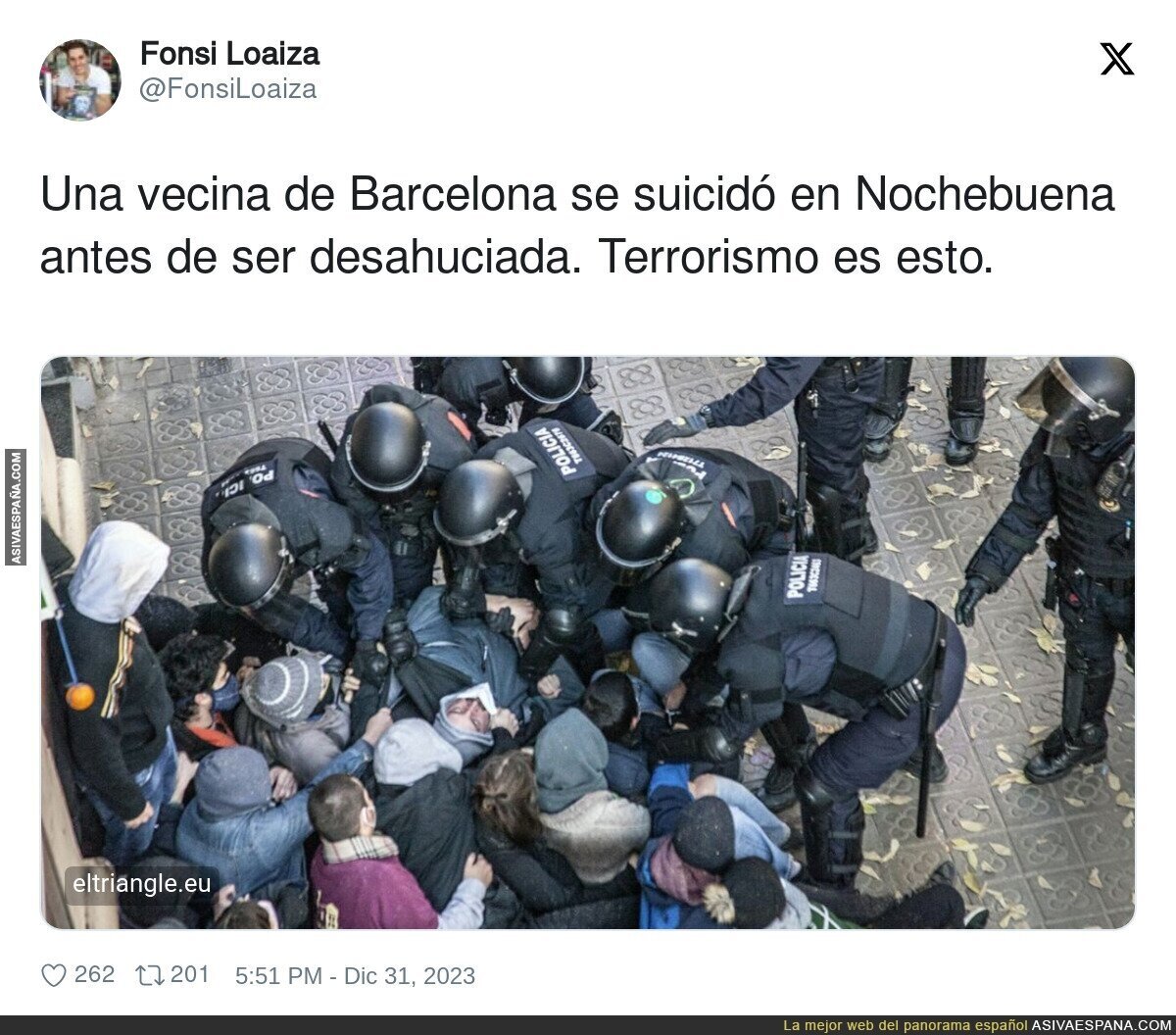 Una vergüenza lo que hacen pasar a la gente