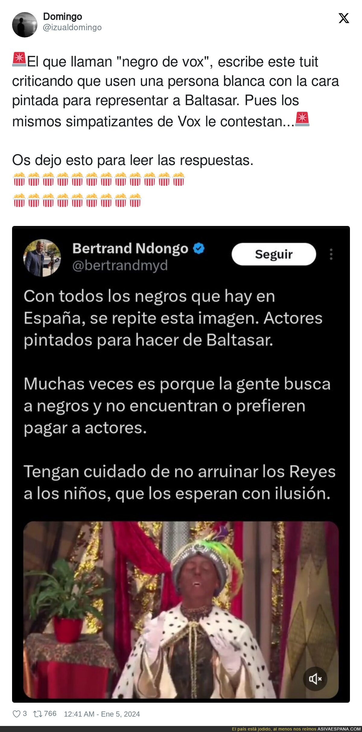 Nivelito el del negro de VOX