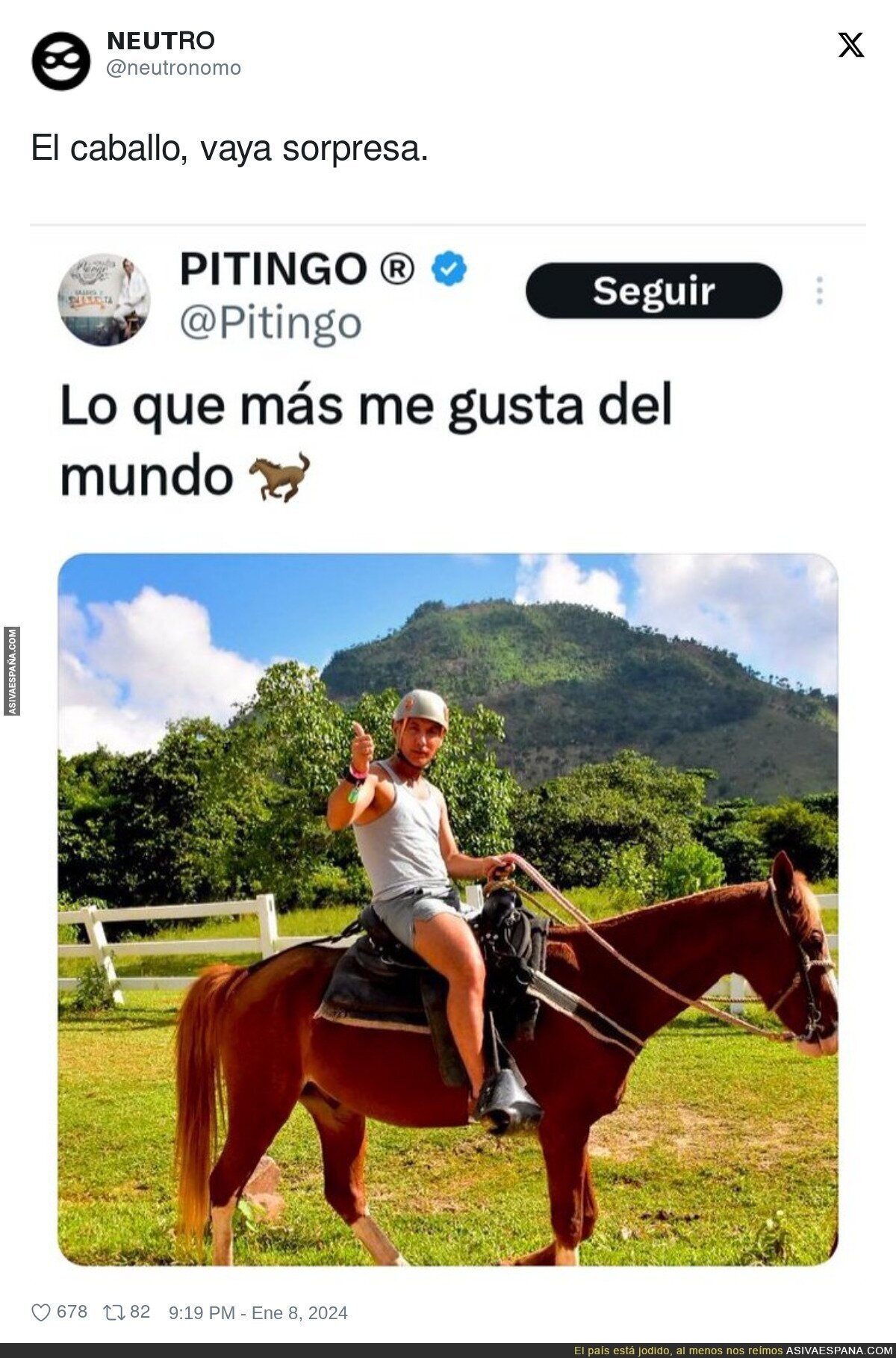 Pitingo sorprende al mundo