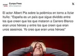 Albert Pla se vuelve a mojar