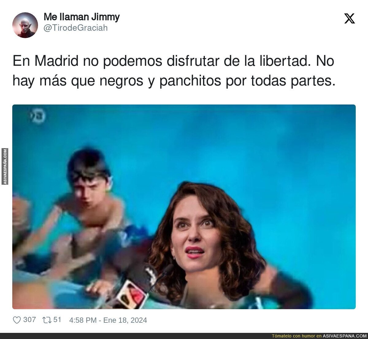 Isabel saca su lado más racista