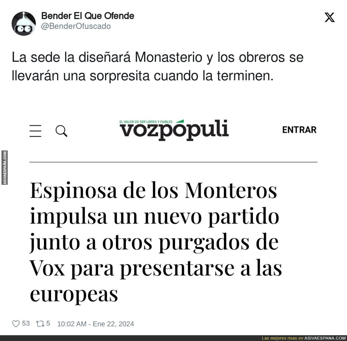 Lo nuevo de la gente de VOX