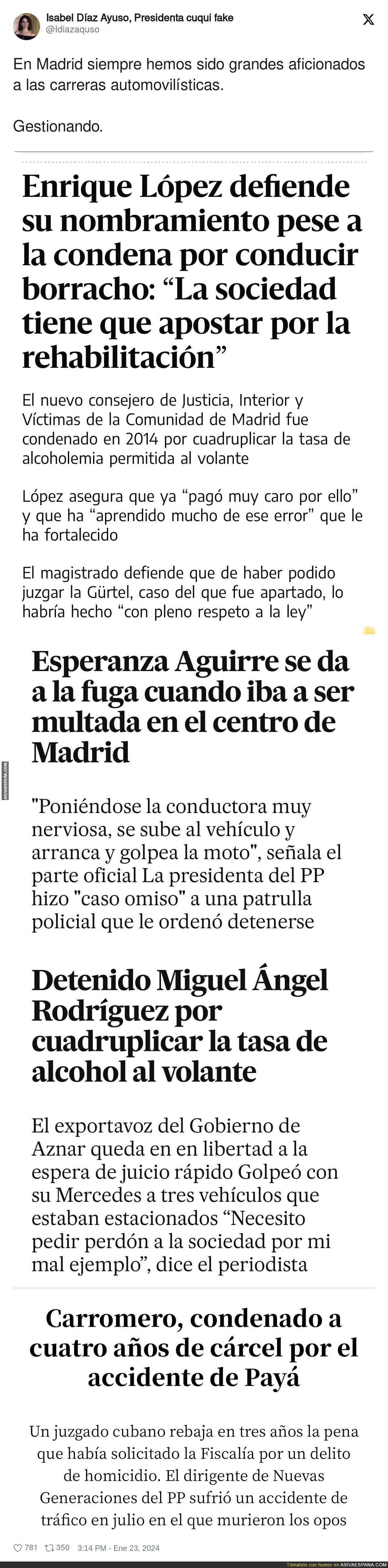 La gran afición que hay en el PP por el automovilismo