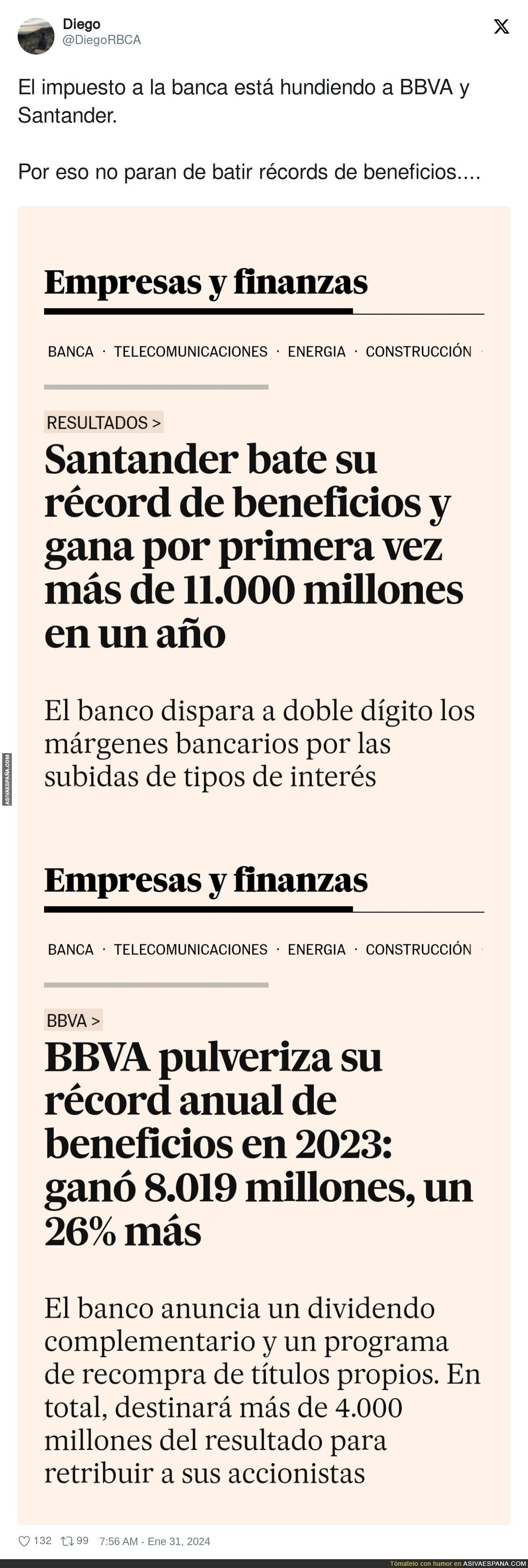 Los bancos no dejan de ganar mucho dinero