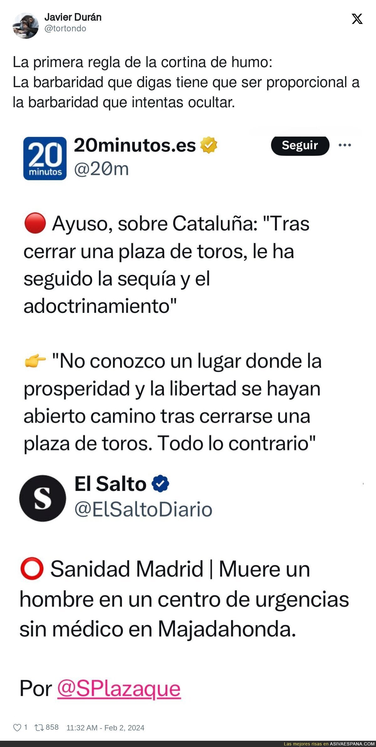 Así funcionan las cortinas de humo en Madrid