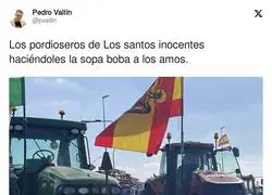 La manifestación de los millonarios del campo