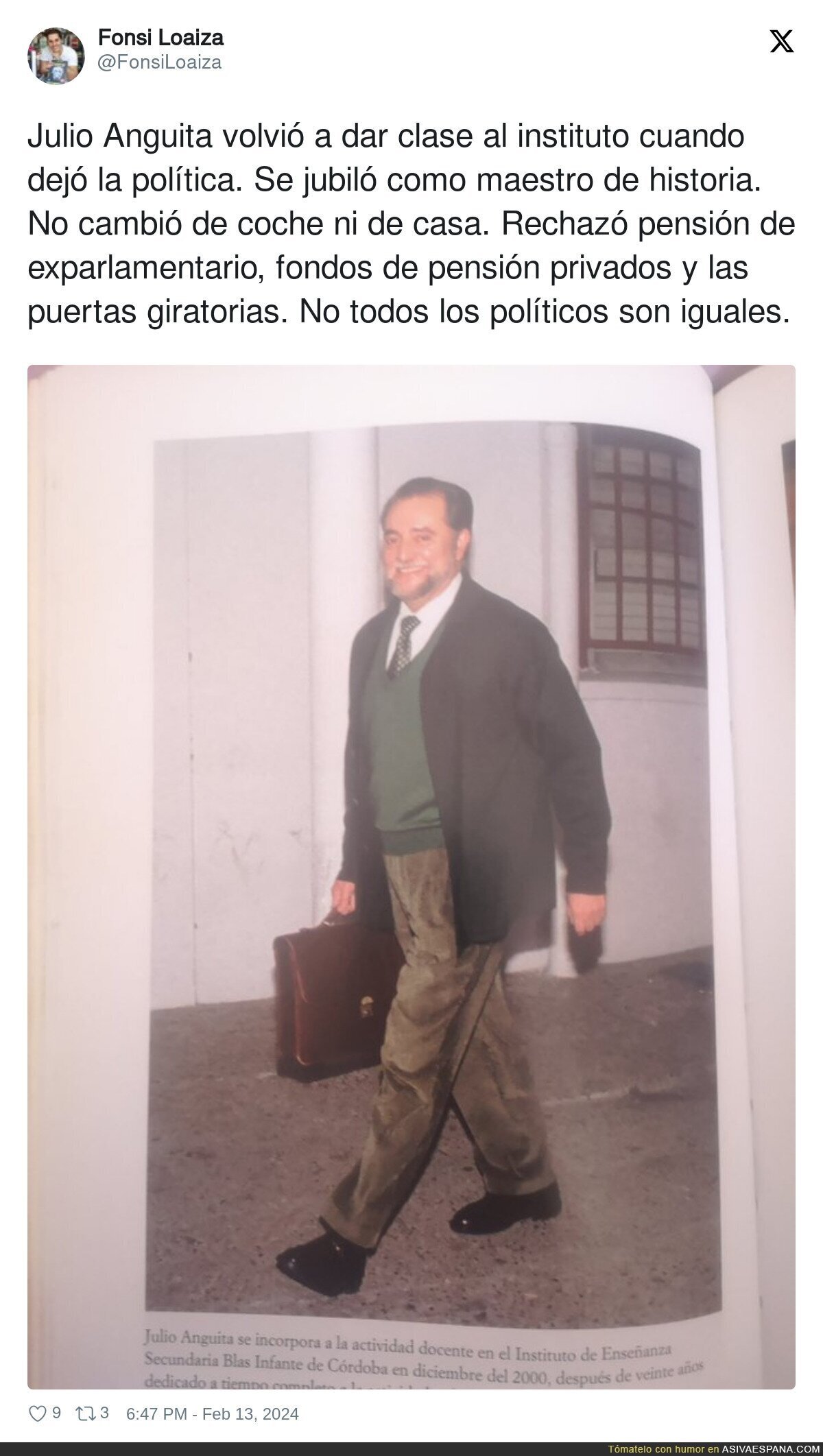 No todos los políticos son iguales