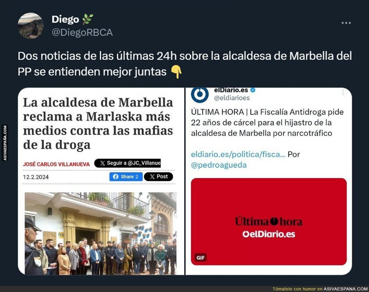 En Marbella siguen el ejemplo hipócrita de Feijóo