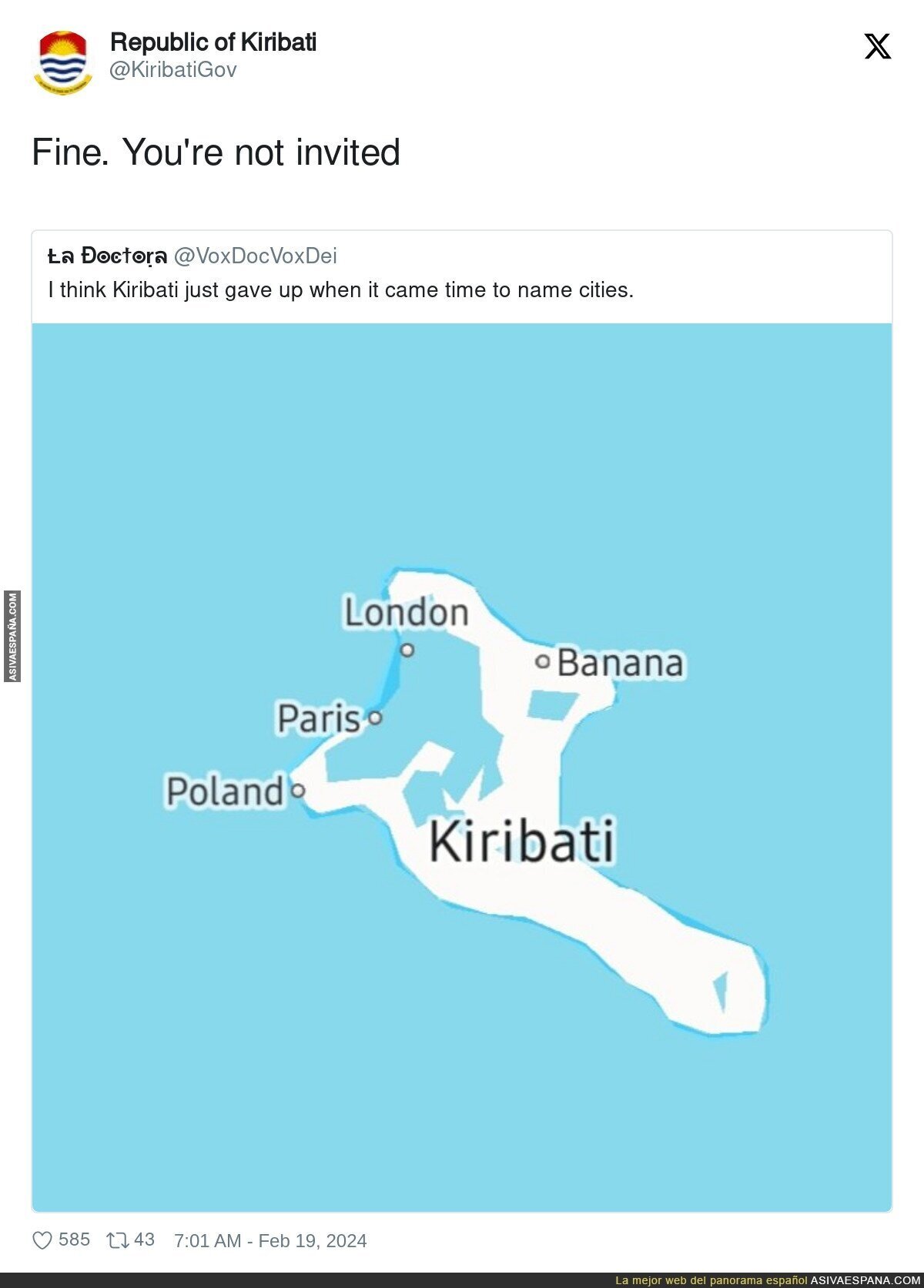Con Kiribati hemos topado
