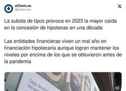 Mala época para una hipoteca