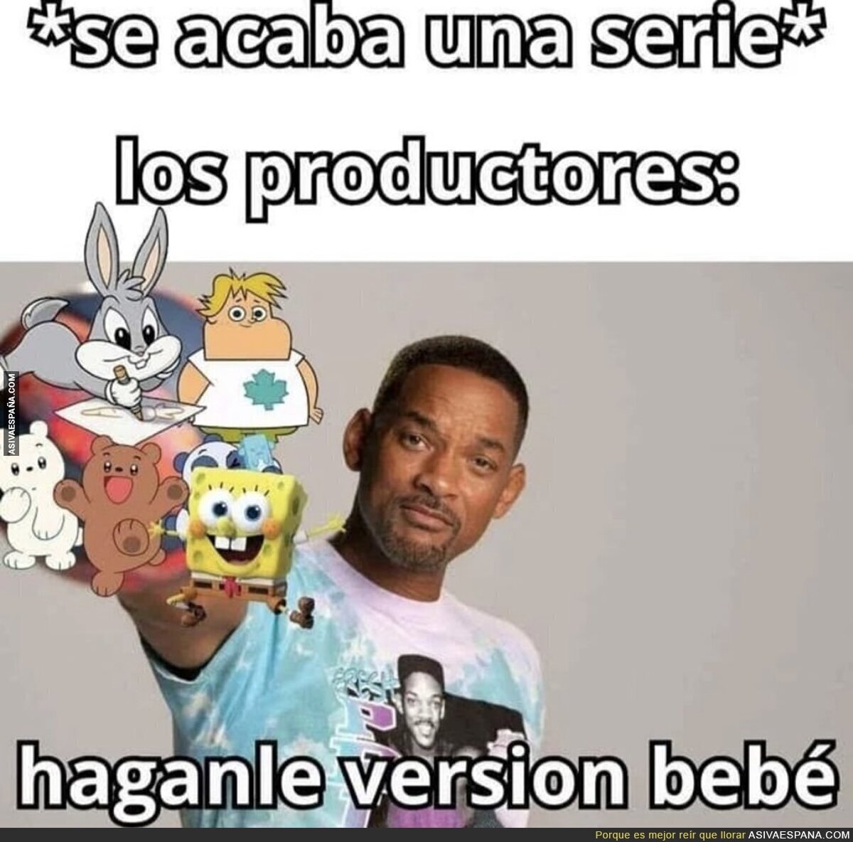 Típico en series animadas