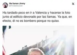 Feijóo el bombero