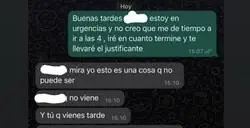 Así reacciona un jefe al tener que faltar por ir al médico