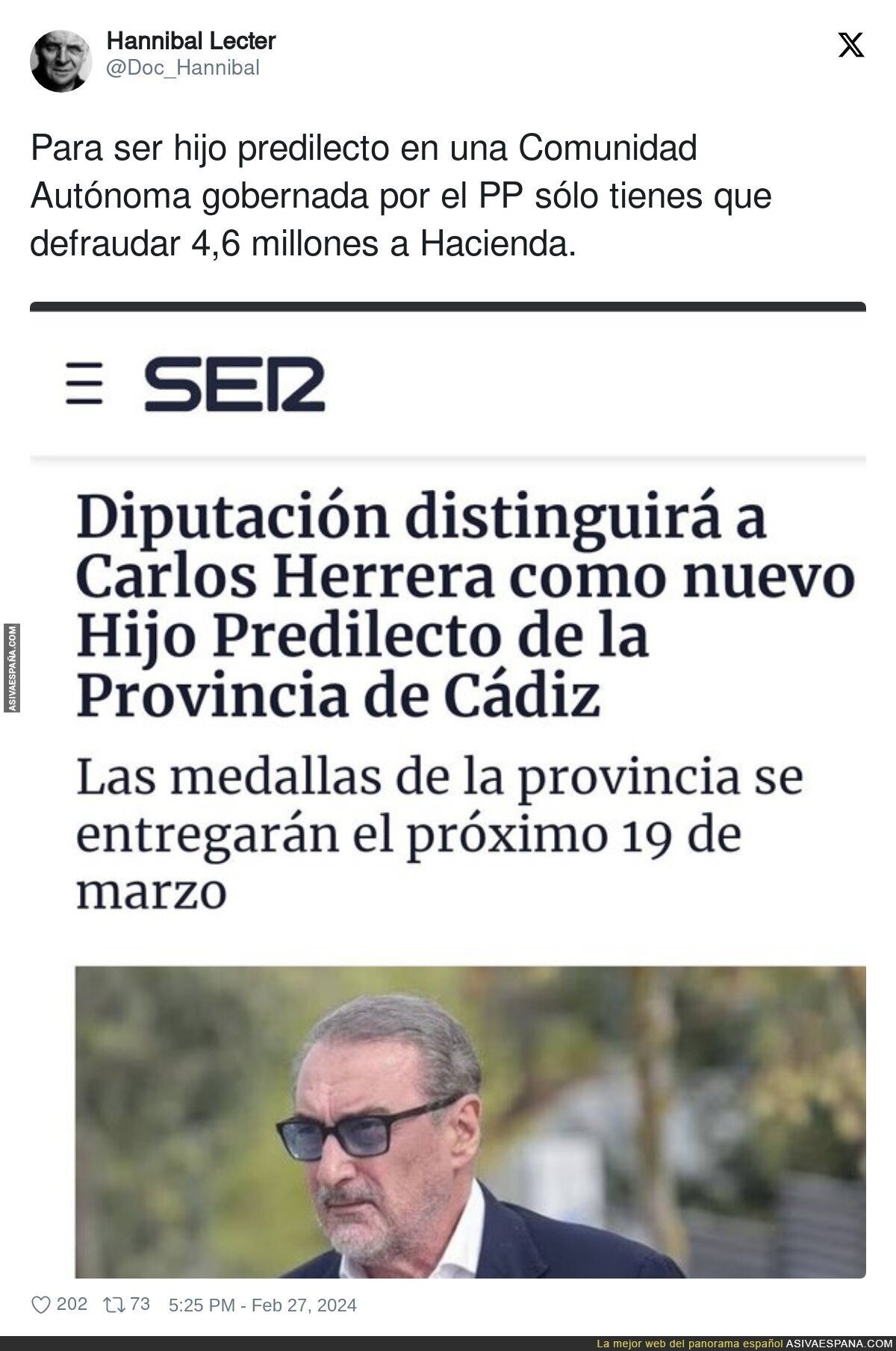 El gran hijo predilecto de la provincia de Cádiz