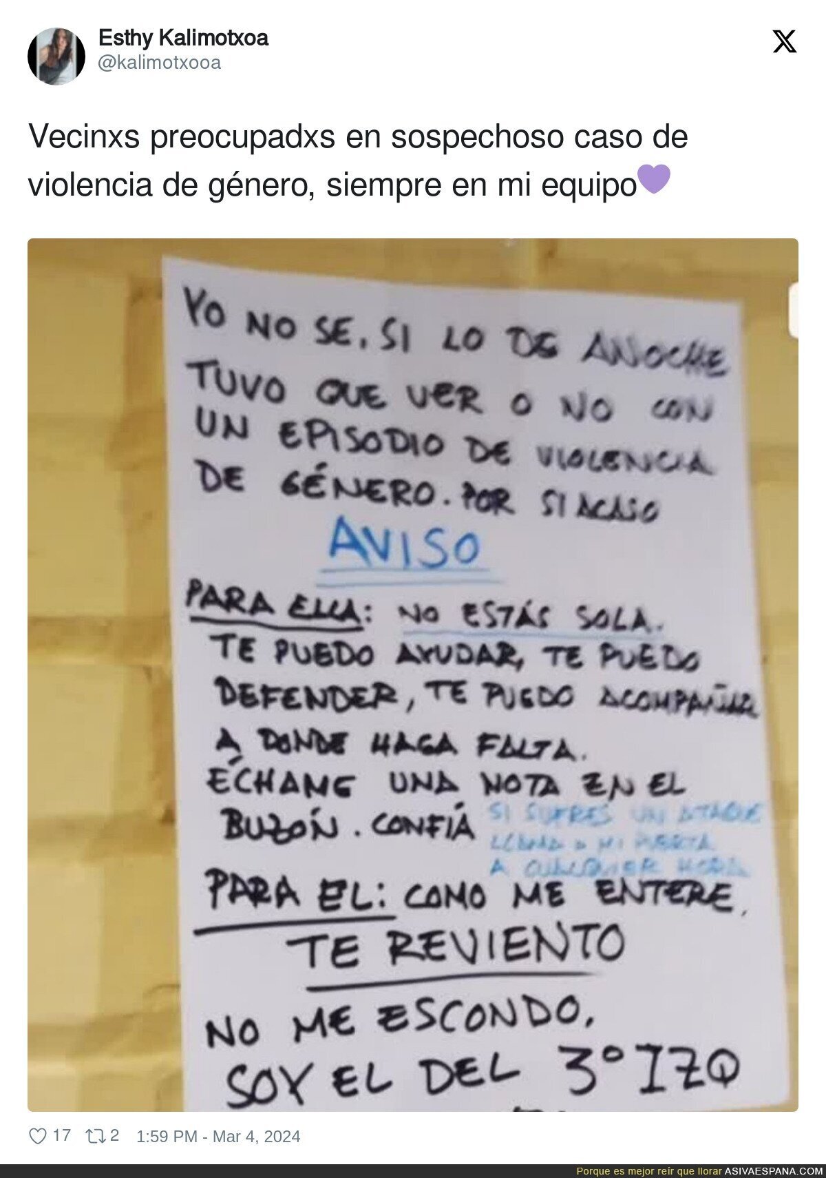 Así se responde ante un caso de violencia de género