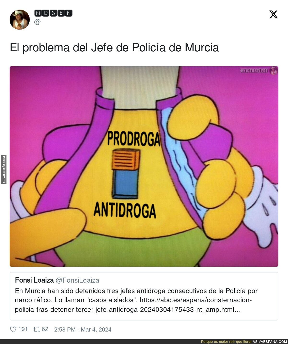 La policía de Murcia a lo suyo