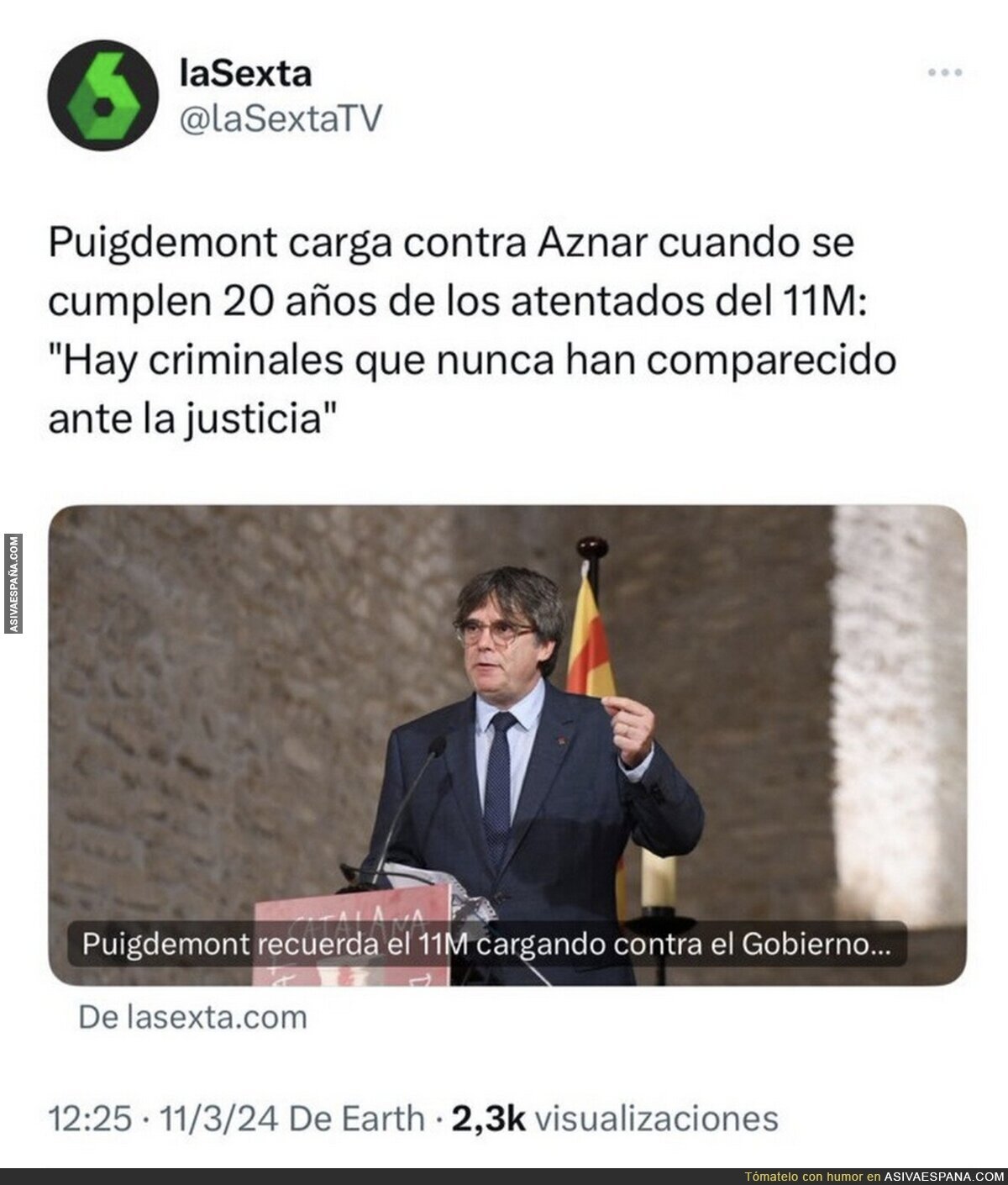 Es mejor estarse callado Carles...