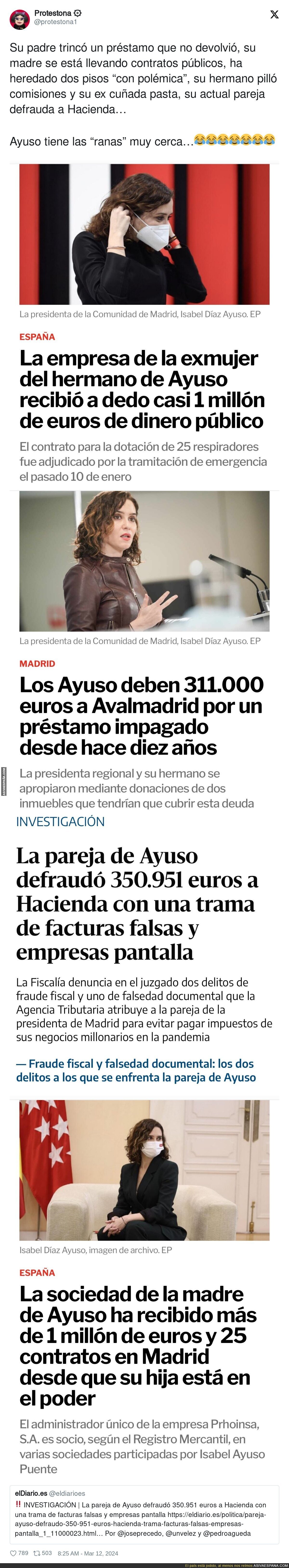 Vaya familia tiene Ayuso