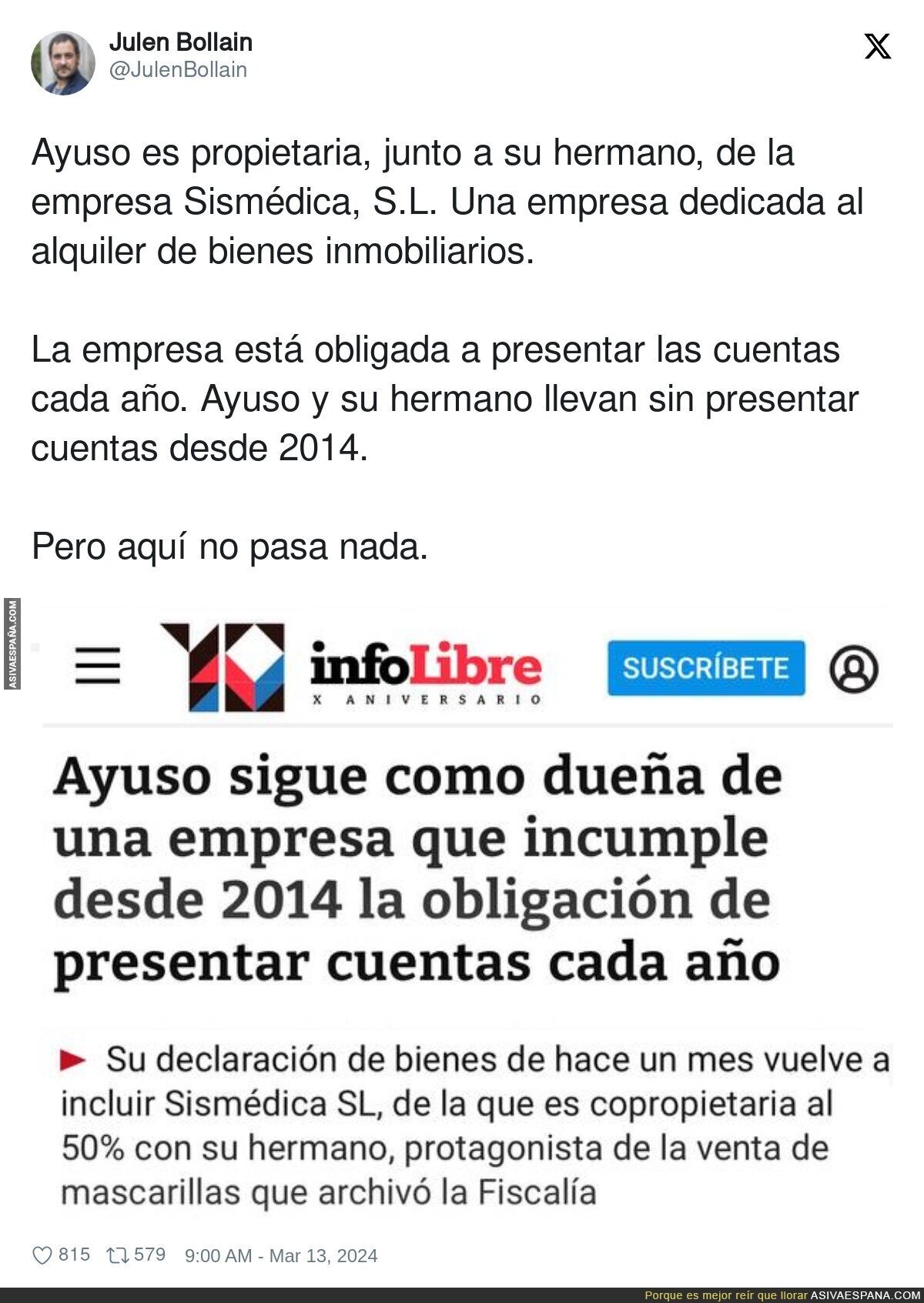 Siguen los escándalos con Ayuso