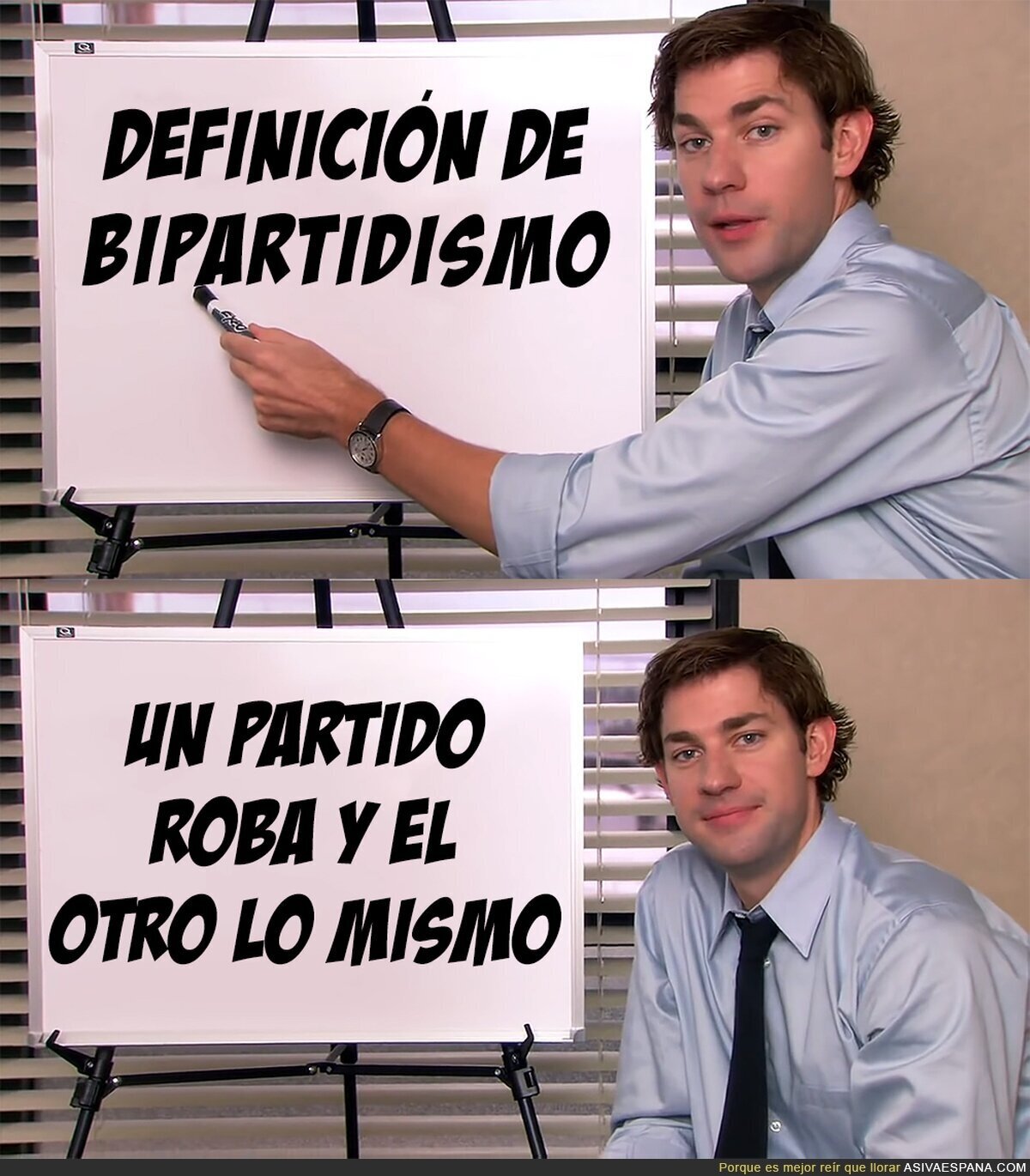 Así es el bipartidismo