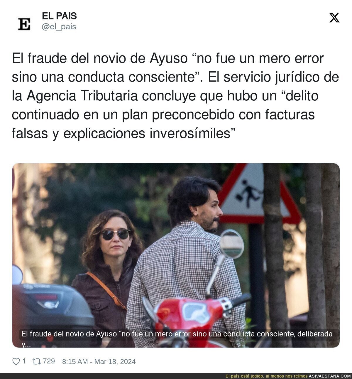 El novio de Ayuso está en problemas