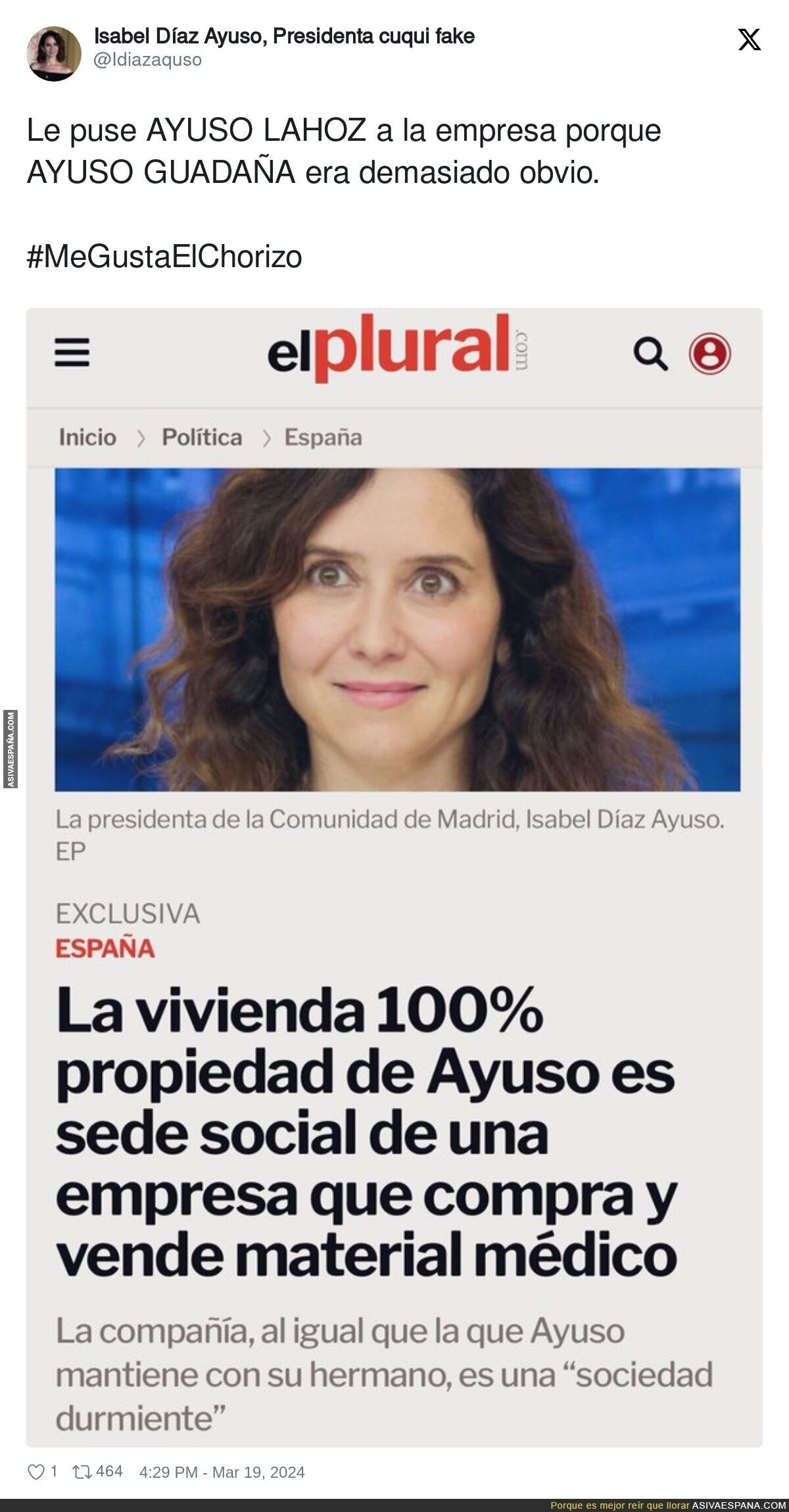 Siguen saliendo escándalos de Ayuso