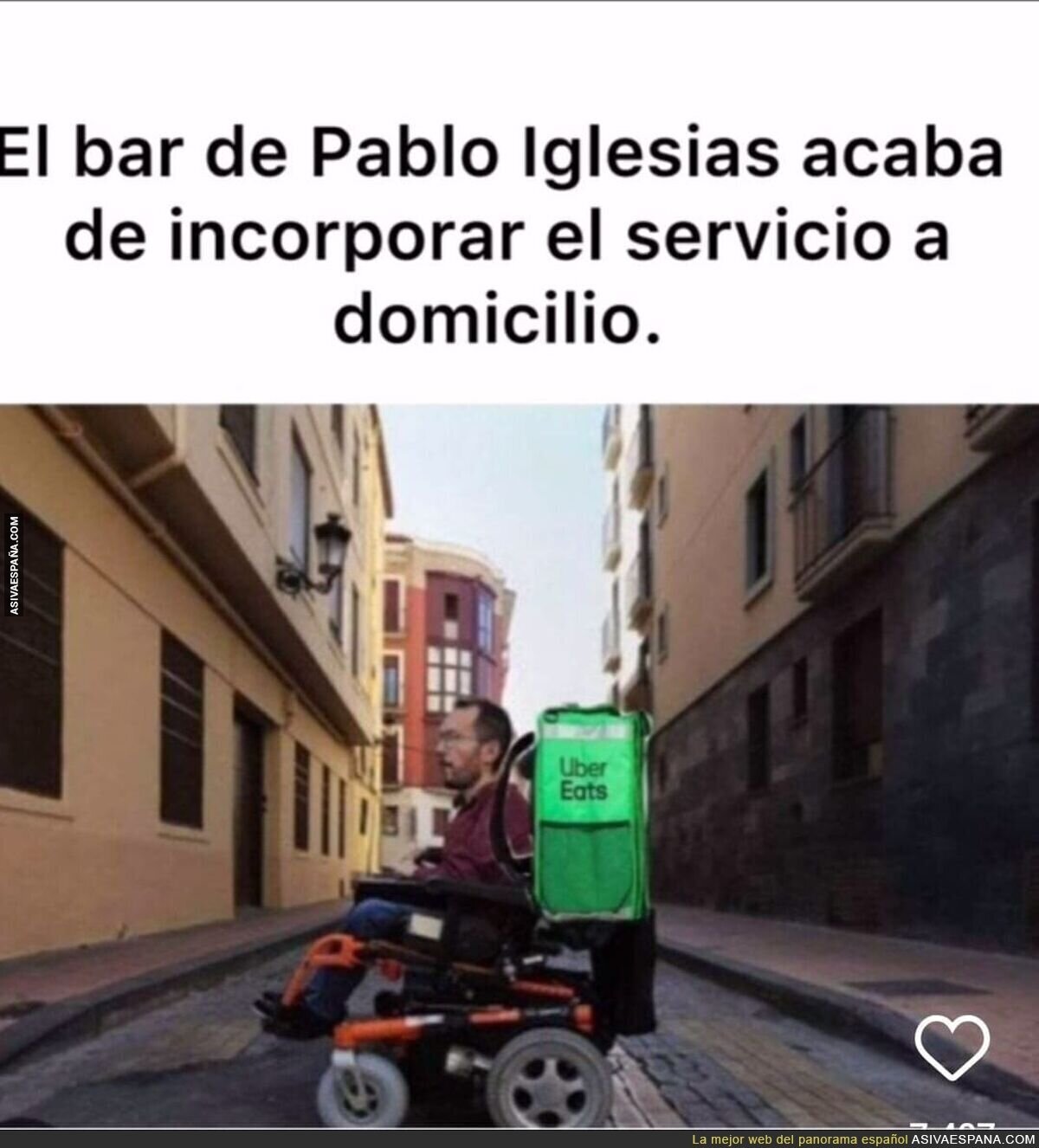 El nuevo servicio en la taberna de Pablo Iglesias