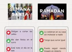 Semana Santa vs Ramadán