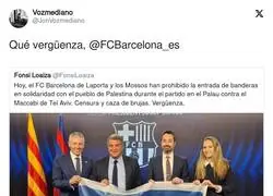 El Barça de Laporta se pone al lado de Israel