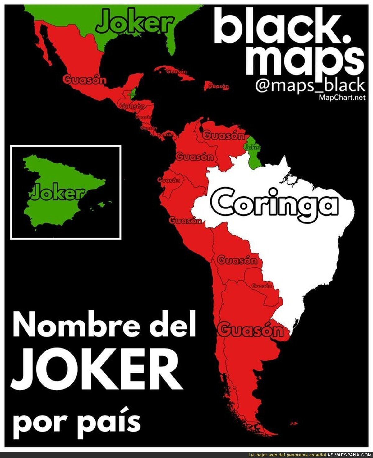 Joker en diferentes países