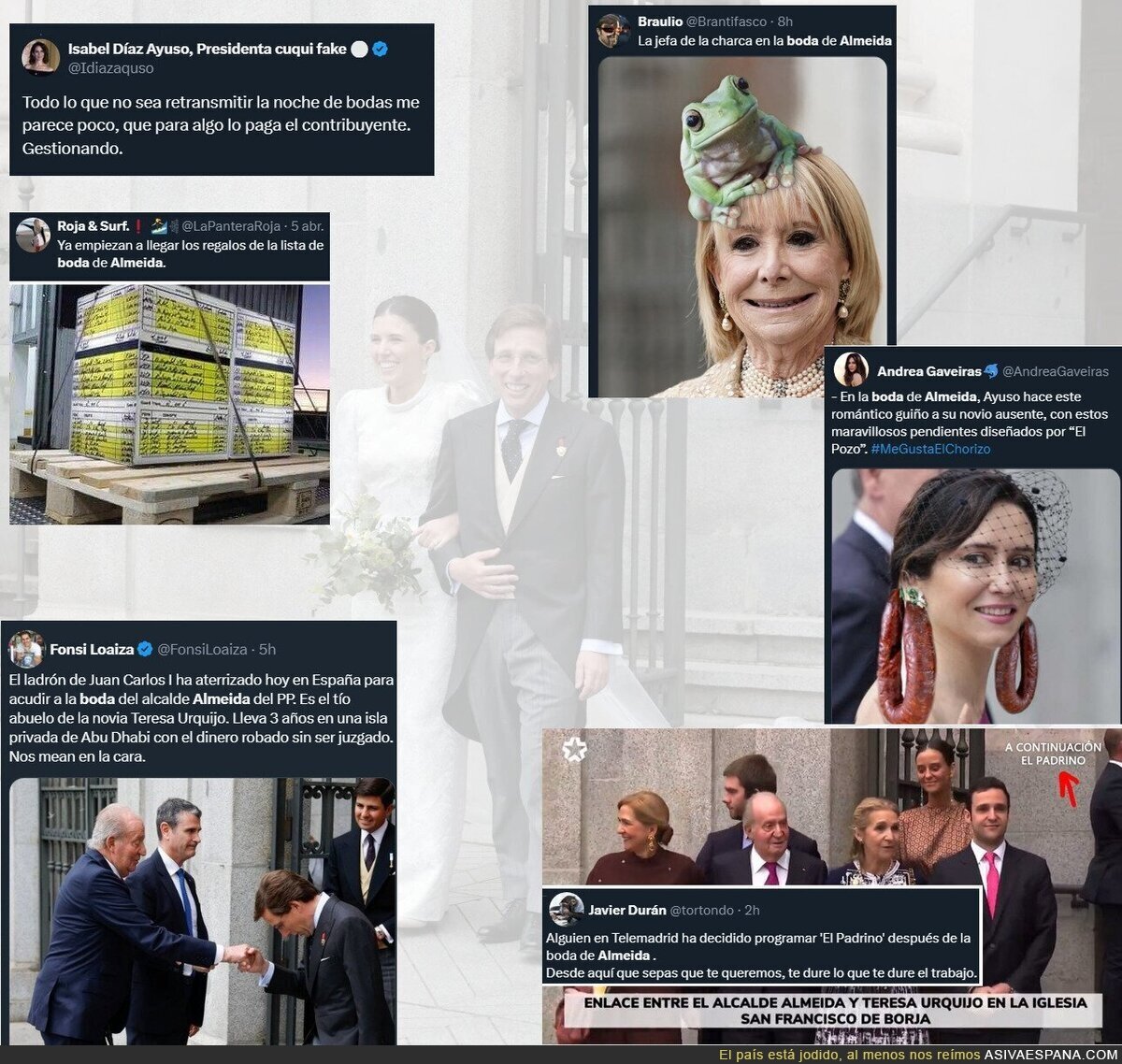 Crónica Twitter de la boda de Almeida (Vol. 1)